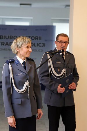 klasa mundurowa z Czerwińska podczas uroczystości