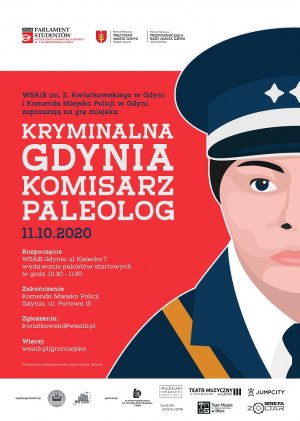 Plakat gry miejskiej - Kryminalna Gdynia
