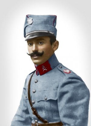 Alojzy Banach - zdjęcie w mundurze Armii Hallera