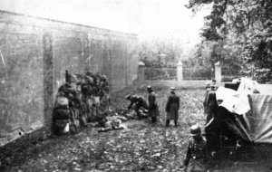 Egzekucja polaków przez niemieckie Einsatzkommando - wrzesień 1939 roku
