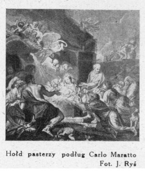 Hołd pasterzy podług Carlo Maratto Fot. J. Ryś
