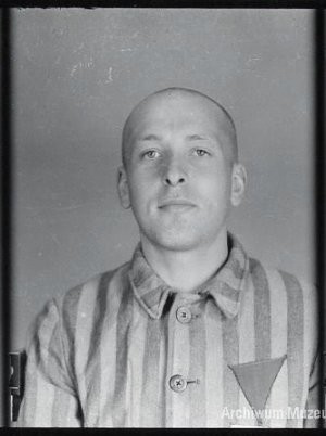 Krzysztof Sobieszczanski ps. Kolumb podczas pobytu w obozie Auschwitz