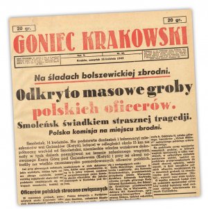 Goniec Krakowski z 15 kwietnia 1943 roku