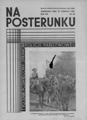 Okładka Na Posterunku nr 26/1939
