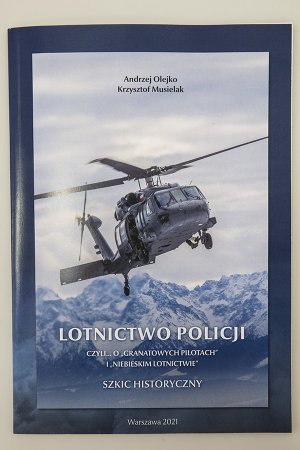 okładka książki o lotnictwie policyjnym