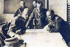 Narada oficerów wojska polskiego w sztabie
