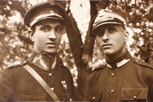 kom. M. Kozielewski z bratem Józefem