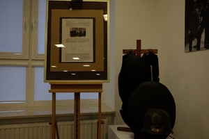 Pancerz ochronny na wystawie w Biurze Edukacji Historycznej-Muzeum Policji KGP