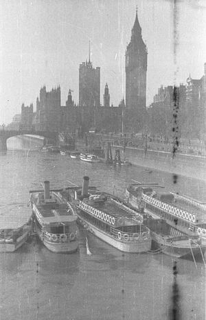 Londyn, widok z mostu Hungerford Bridge na Pałac Westminsterski (Parlament) i Big Bena