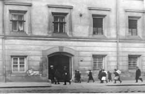 Więzienie Brygidki przy ulicy Kazimierzowskiej we Lwowie w 1934 r.
