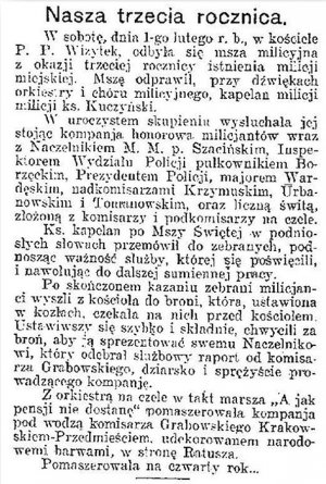 Tygodnik Milicjant nr 5 z 9.02.1919 r.